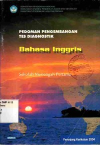 Image of Pedoman Pengembangan Tes Diagnostik: Bahasa Inggris SMP