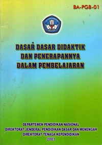 Image of Dasar-Dasar Didaktik dan Penerapannya Dalam Pembelajaran