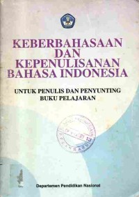 Image of Keberbahasaan dan Kepenulisanan Bahasa Indonesia
