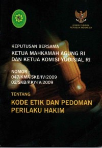 Image of Kode Etik Dan Pedoman Perilaku Hakim