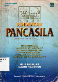 Image of Pendidikan Pancasila Edisi Reformasi 2001