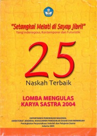 Image of Setangkai Melati Di sayap Jibril : 25  Naskah Terbaik
