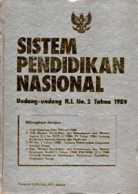 Image of Sistem Pendidikan Nasional